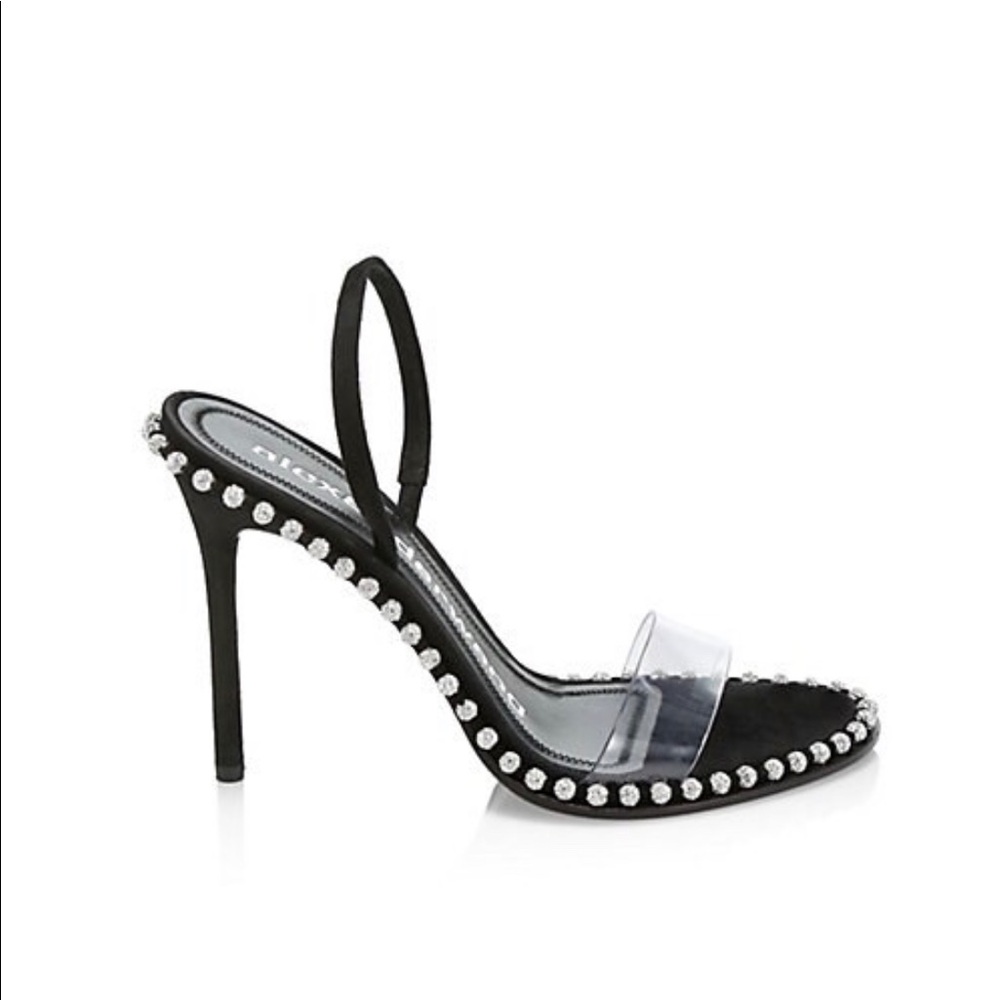COPY - Alexander Wang nova crystal studded slingback